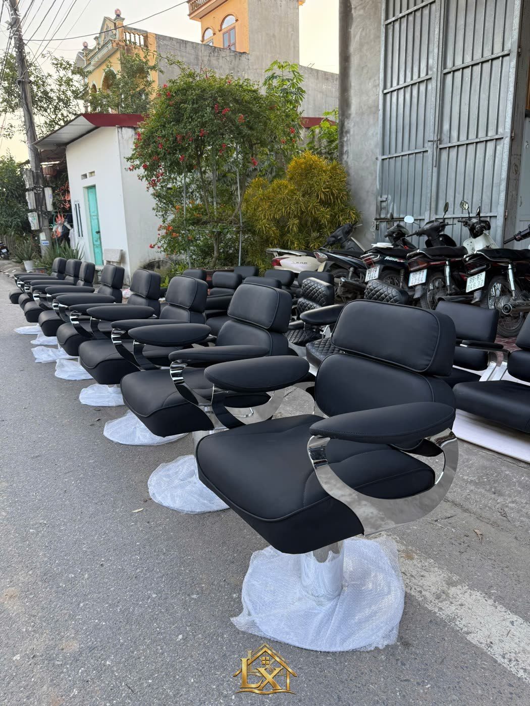 Mẫu ghế cắt tóc salon 2 - Nội Thất Hà Tuấn LX