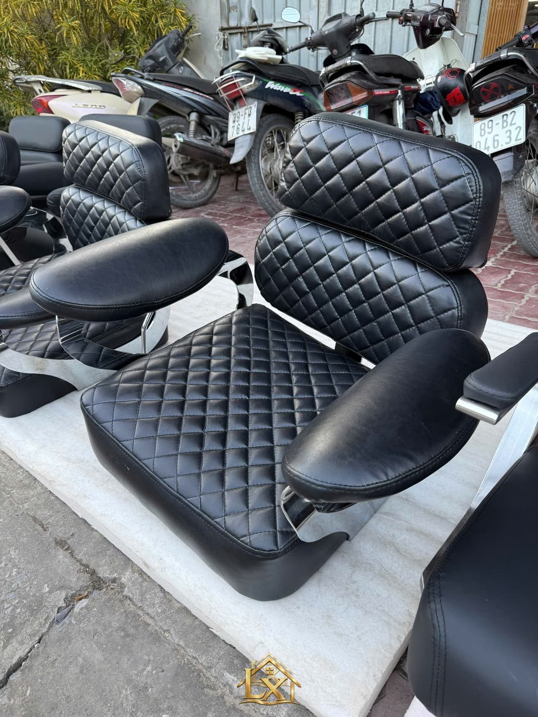 Mẫu ghế cắt tóc salon 5 - Nội Thất Hà Tuấn LX