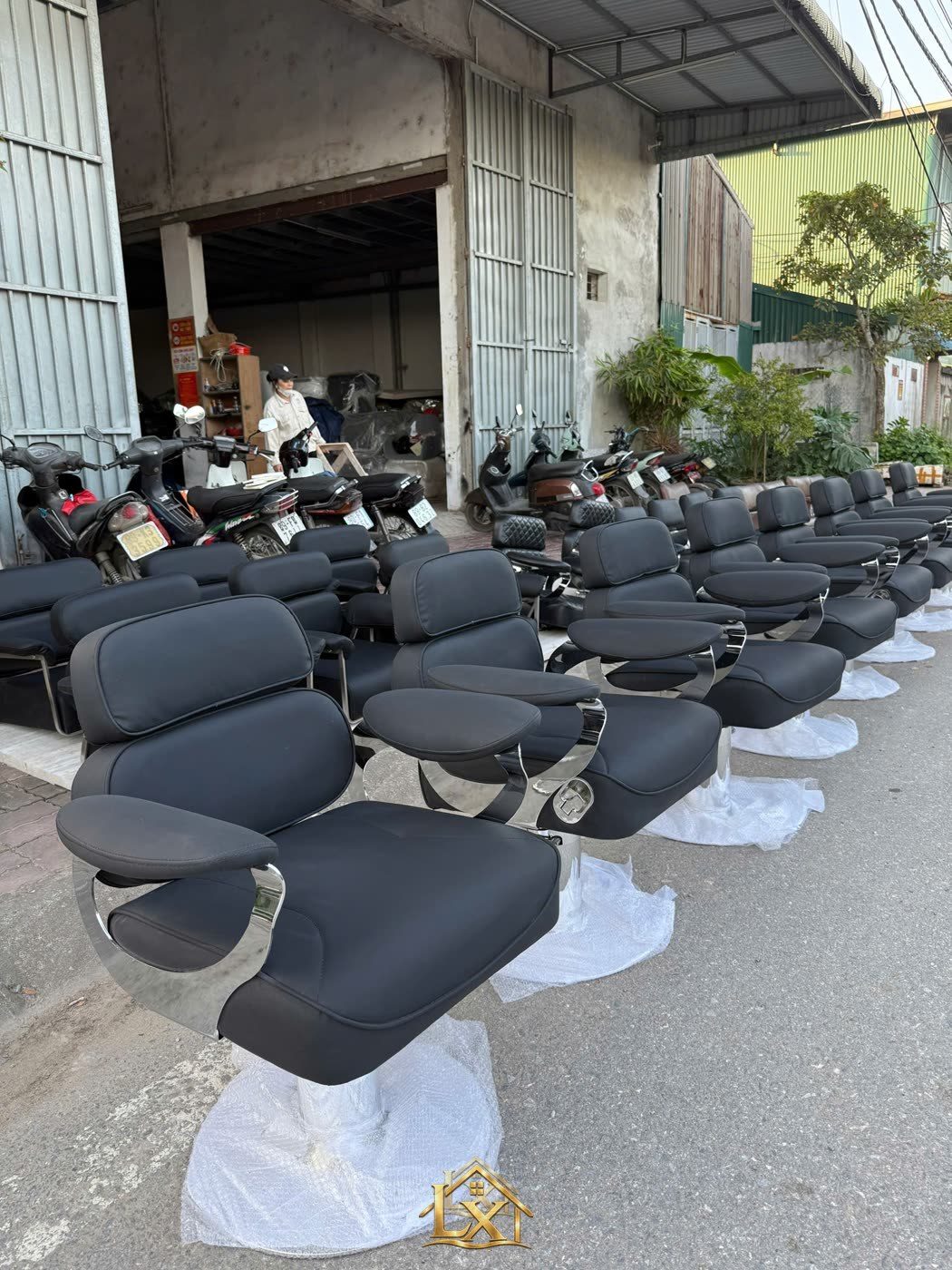 Mẫu ghế cắt tóc salon 6 - Nội Thất Hà Tuấn LX