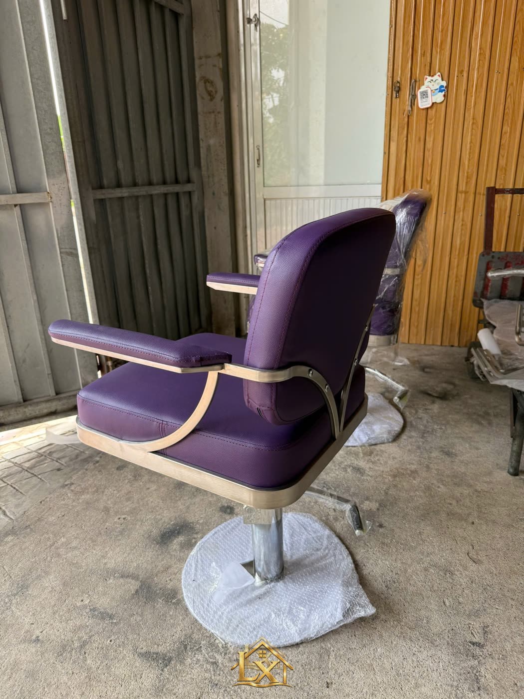 Mẫu ghế cắt tóc salon 7 - Nội Thất Hà Tuấn LX
