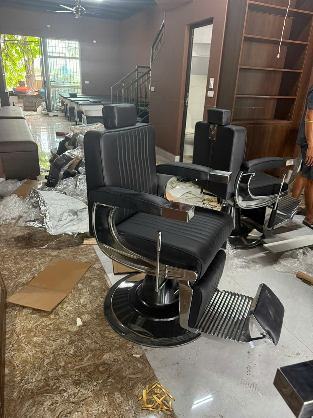Mẫu ghế cắt tóc salon 40 - Nội Thất Hà Tuấn LX