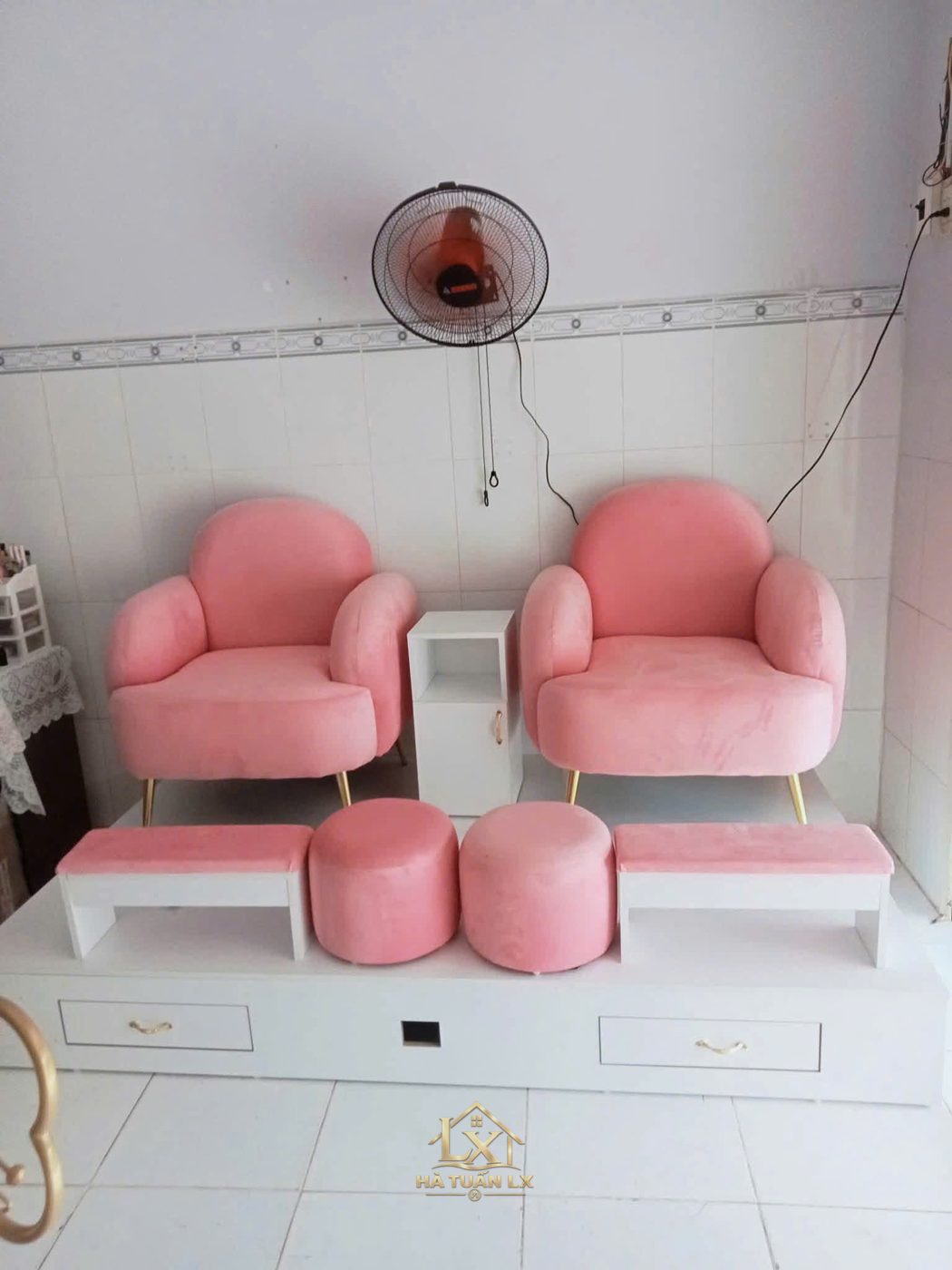 Ghế nail · ghế spa chân — Nội Thất Hà Tuấn LX