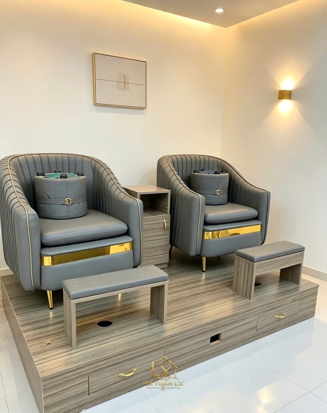 Ghế nail · ghế spa chân — Nội Thất Hà Tuấn LX
