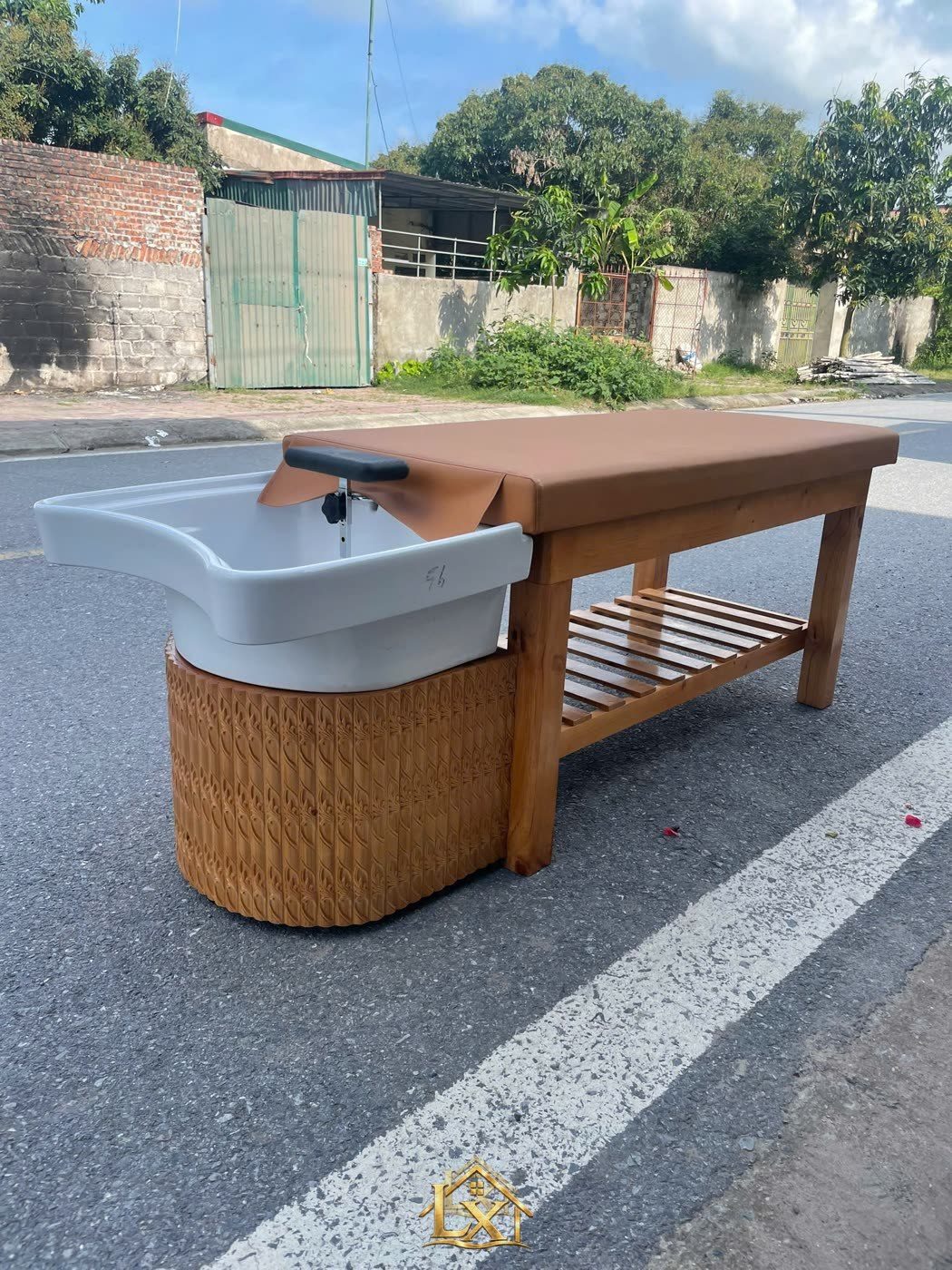 Mẫu giường gội đầu / dưỡng sinh 2 - Nội Thất Hà Tuấn LX