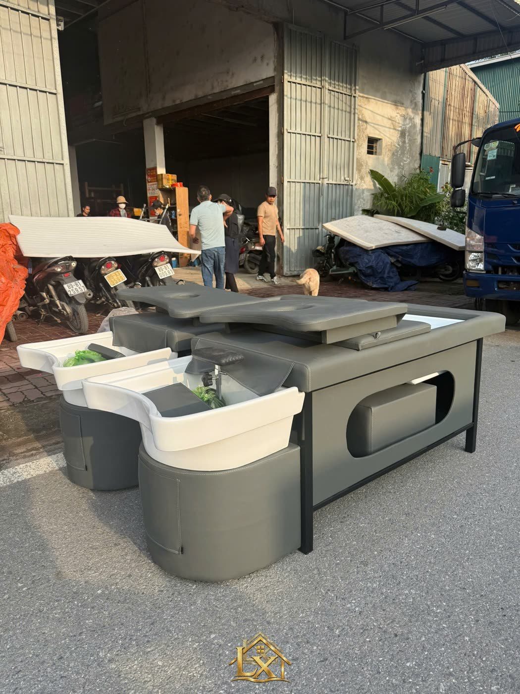 Mẫu giường gội đầu / dưỡng sinh 7 - Nội Thất Hà Tuấn LX
