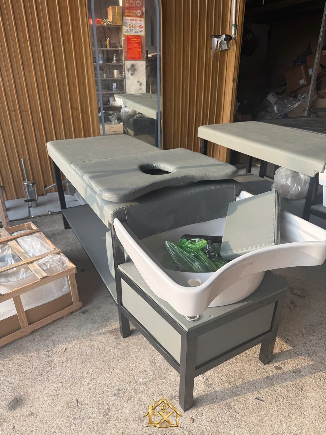 Mẫu giường gội đầu / dưỡng sinh 11 - Nội Thất Hà Tuấn LX