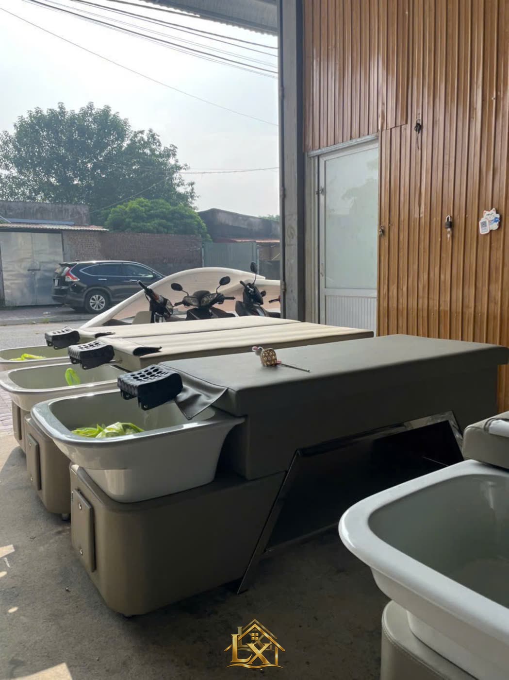 Mẫu giường gội đầu / dưỡng sinh 34 - Nội Thất Hà Tuấn LX