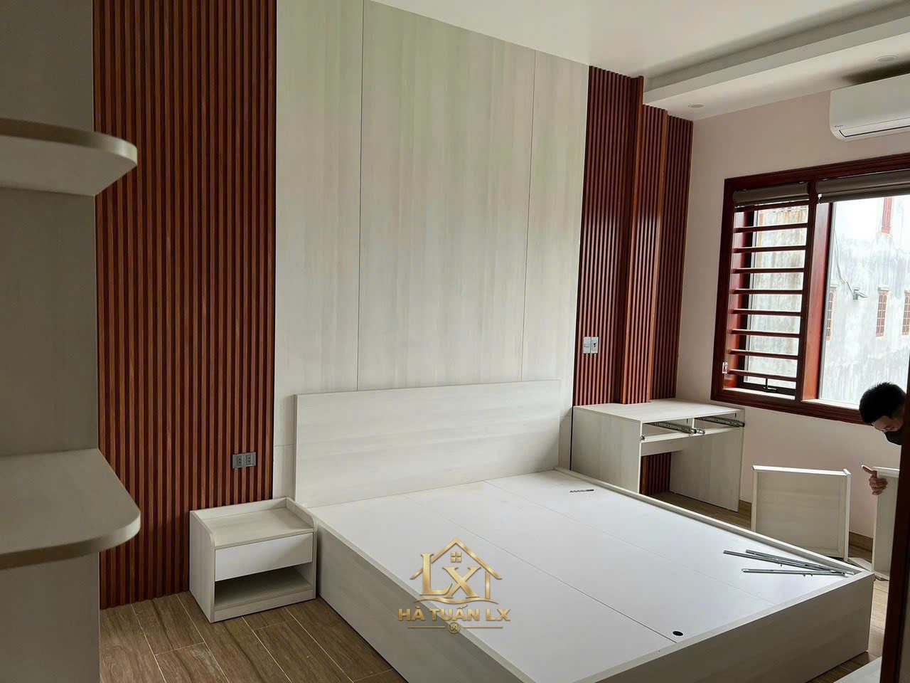 Giường ngủ / phòng ngủ mẫu 17 - Nội Thất Hà Tuấn LX