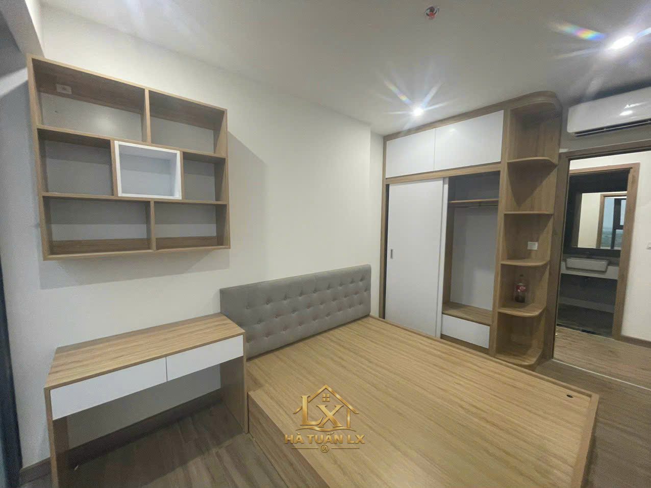 Giường ngủ / phòng ngủ mẫu 19 - Nội Thất Hà Tuấn LX