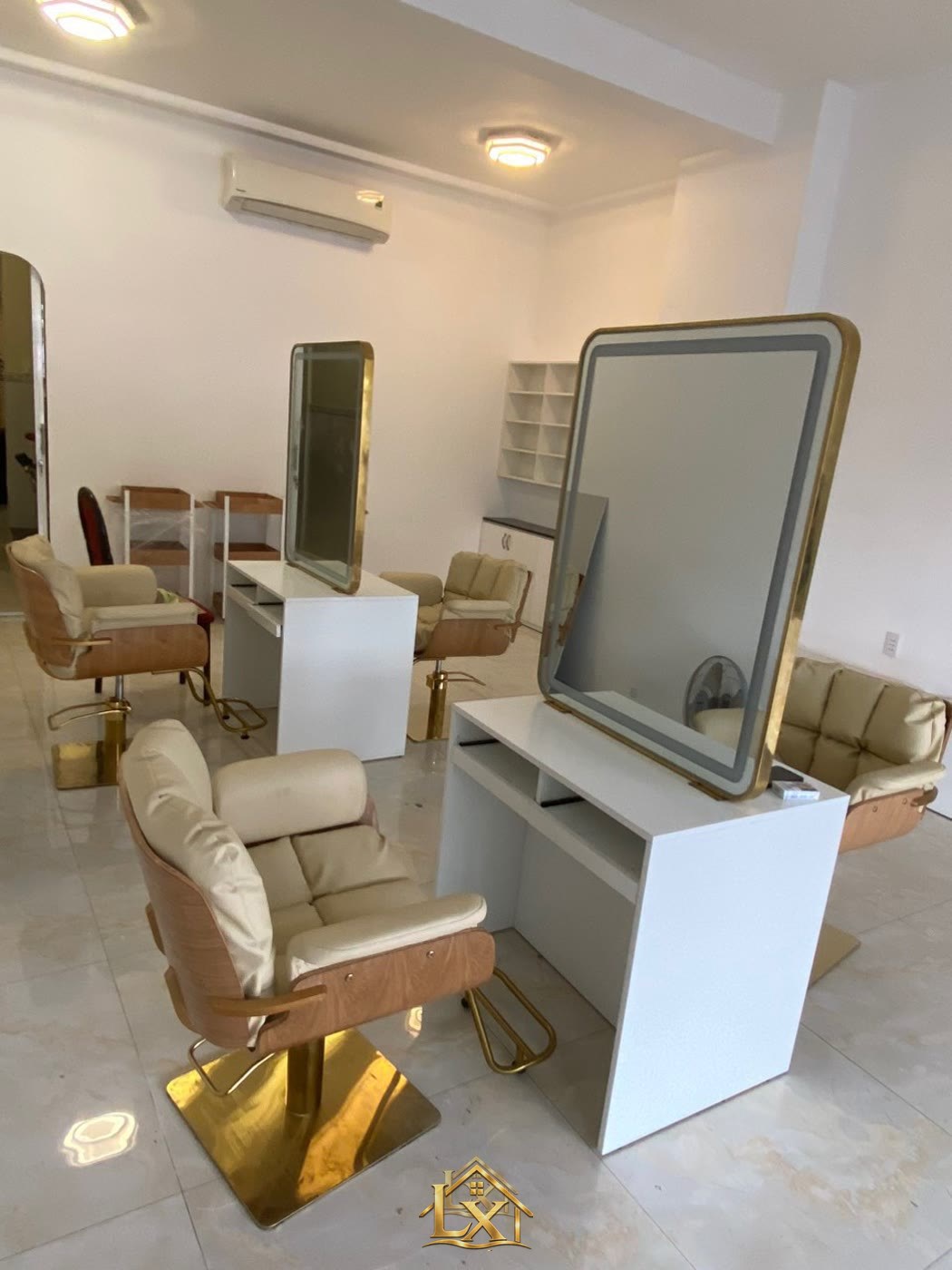 Mẫu cụm gương vòm oval nhiều kiểu - Nội Thất Hà Tuấn LX