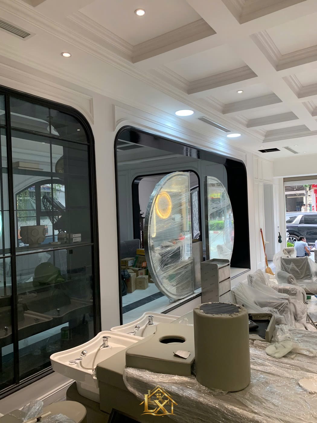 Mẫu gương salon thực tế do Nội Thất Hà Tuấn LX thi công 19 - Nội Thất Hà Tuấn LX