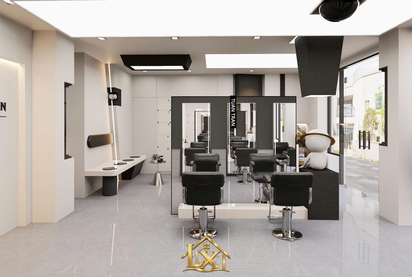 Mẫu gương salon thực tế do Nội Thất Hà Tuấn LX thi công 20 - Nội Thất Hà Tuấn LX