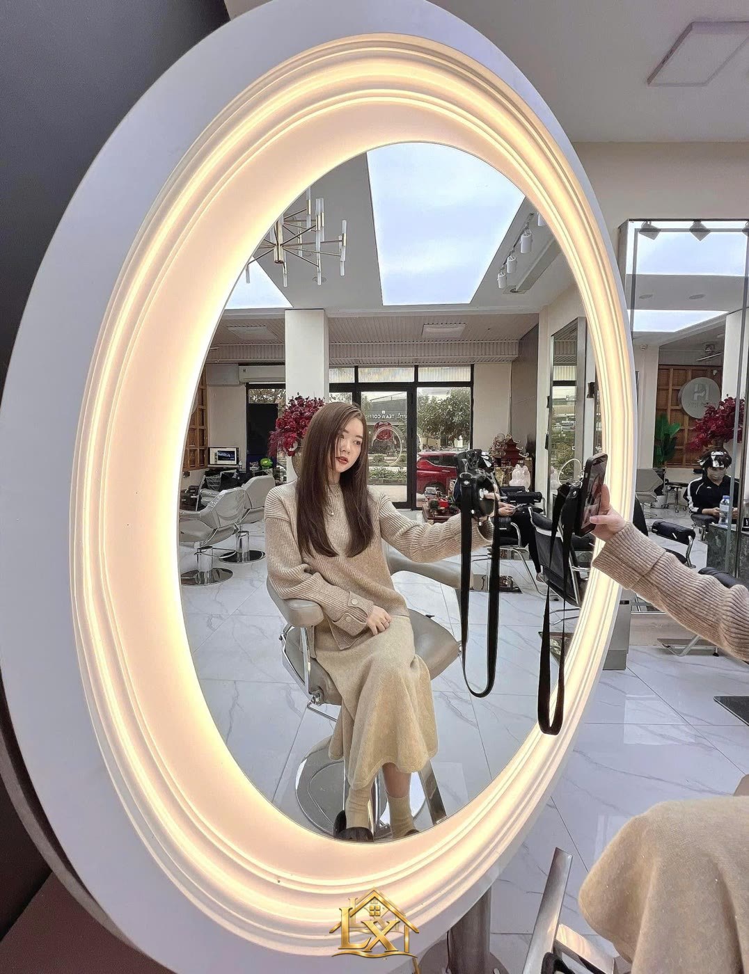 Mẫu gương salon thực tế do Nội Thất Hà Tuấn LX thi công 26 - Nội Thất Hà Tuấn LX