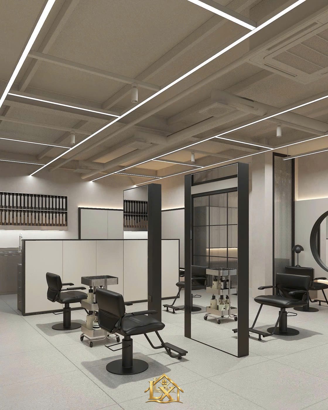 Mẫu gương salon thực tế do Nội Thất Hà Tuấn LX thi công 28 - Nội Thất Hà Tuấn LX