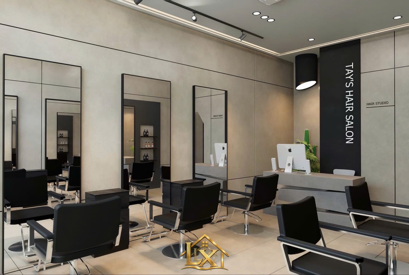 Mẫu gương salon thực tế do Nội Thất Hà Tuấn LX thi công 31 - Nội Thất Hà Tuấn LX