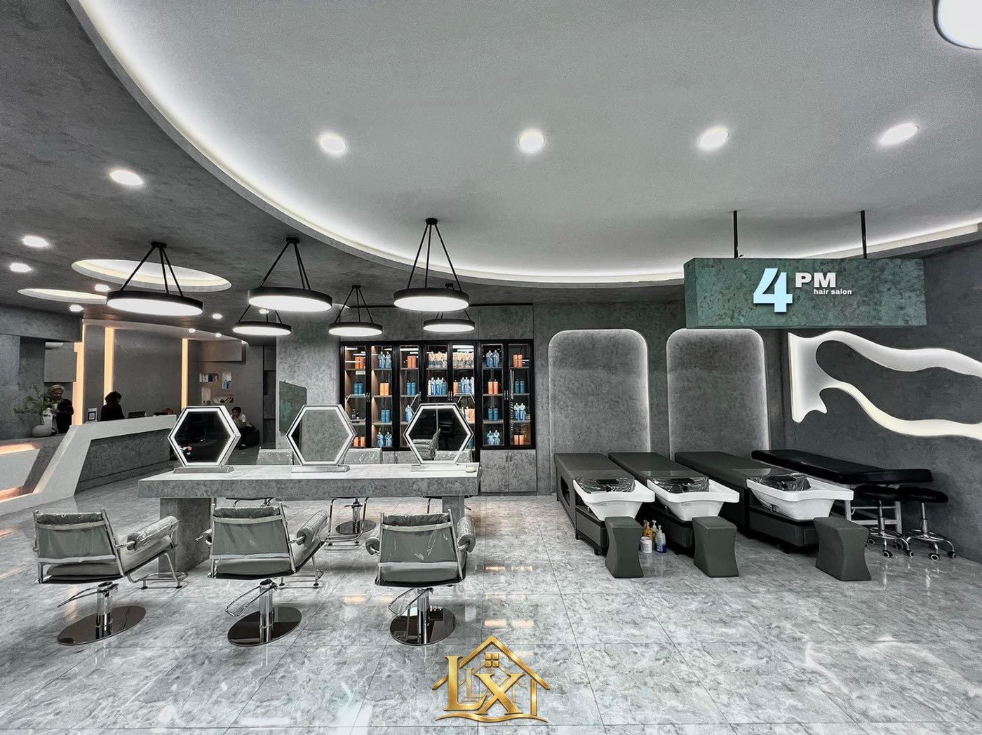 Mẫu gương salon thực tế do Nội Thất Hà Tuấn LX thi công 39 - Nội Thất Hà Tuấn LX
