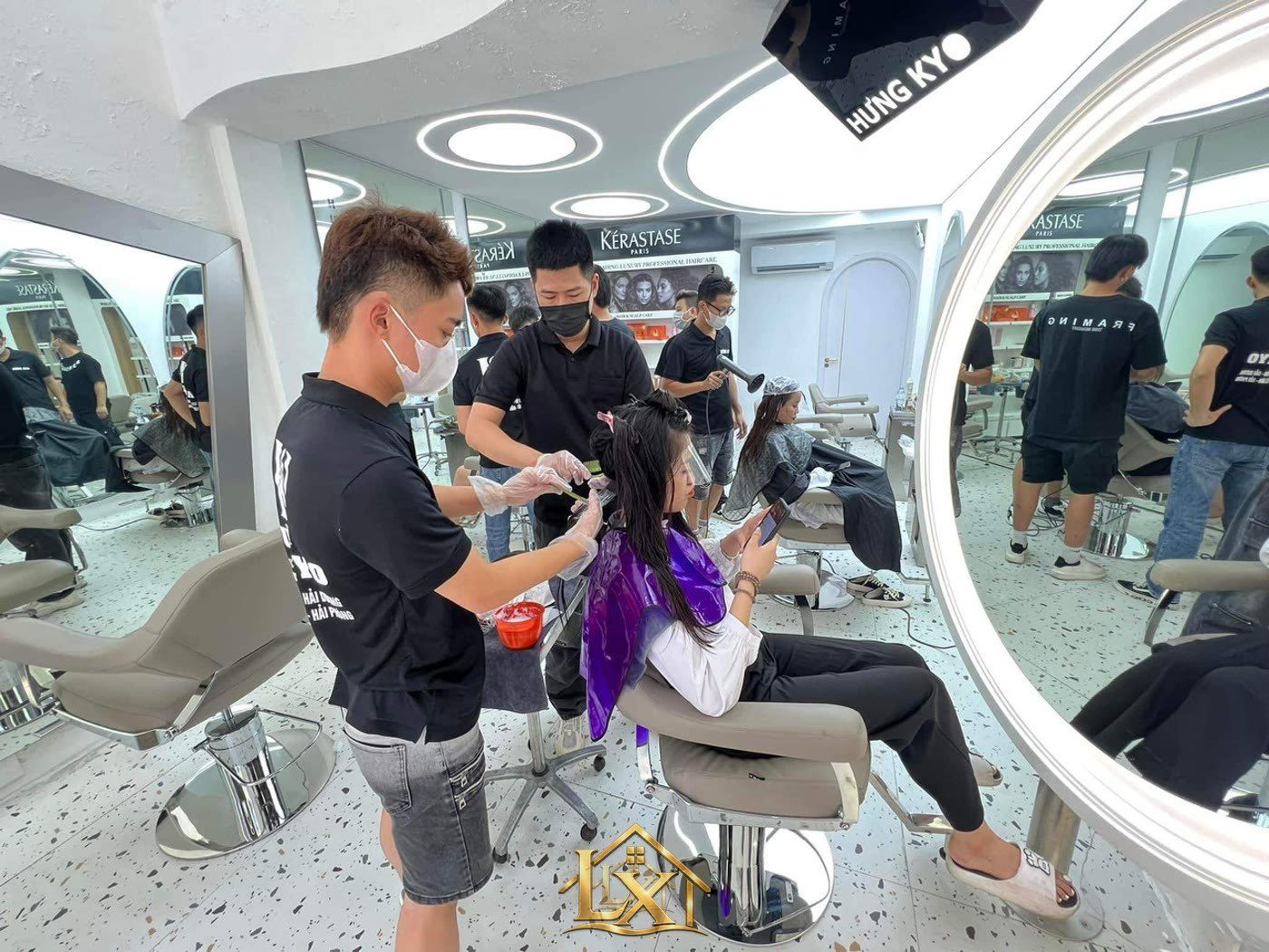 Mẫu gương salon thực tế do Nội Thất Hà Tuấn LX thi công 43 - Nội Thất Hà Tuấn LX