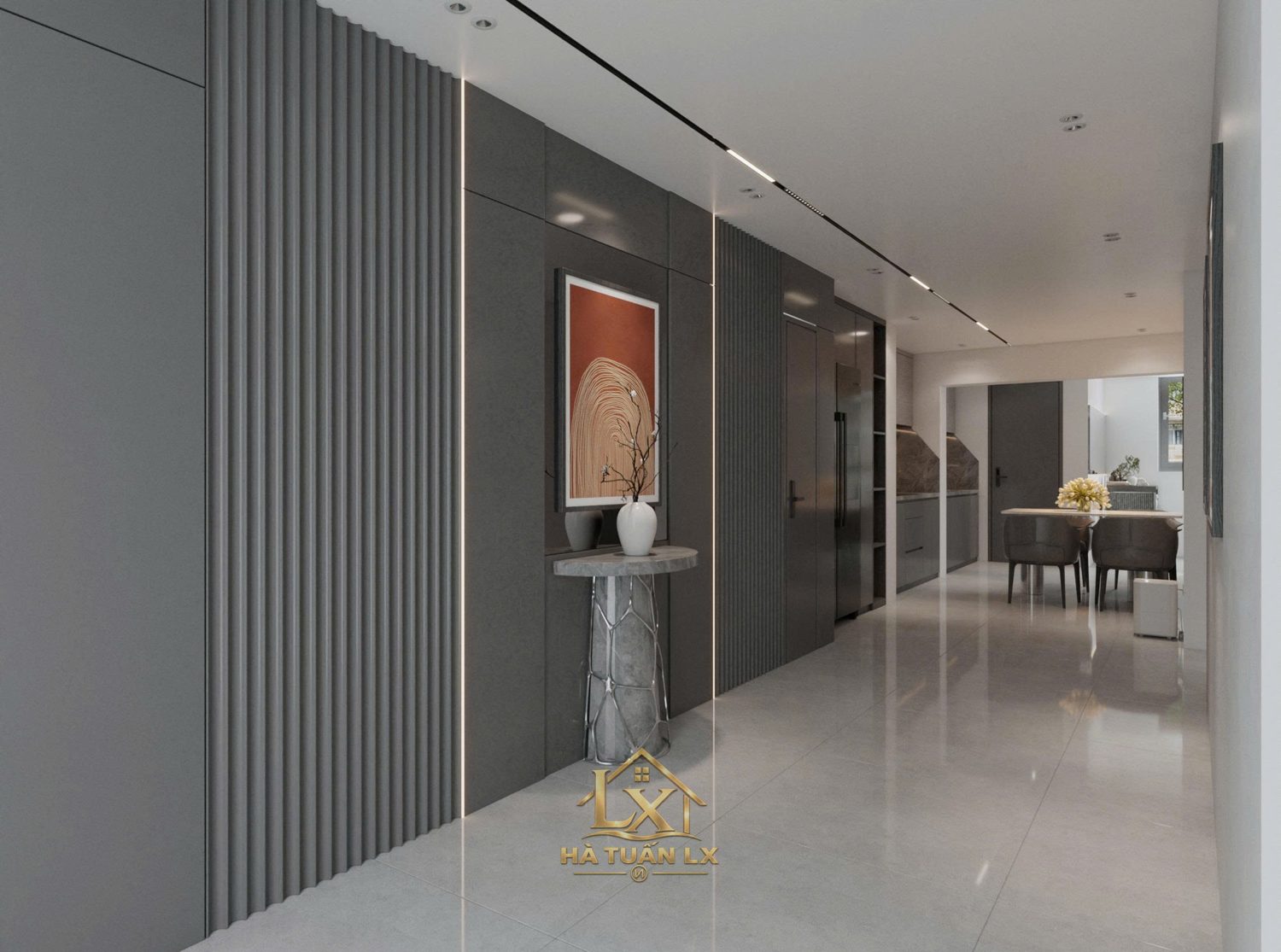 Nội thất gia đình (thiết kế 3D) - Nội Thất Hà Tuấn LX
