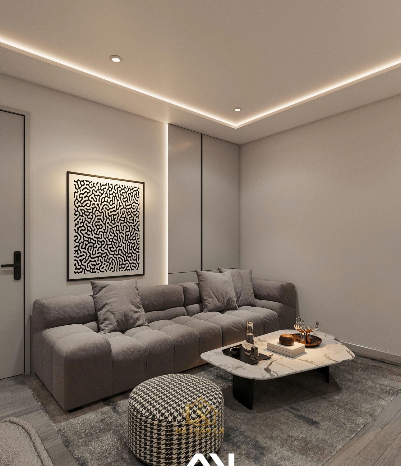 Nội thất gia đình (thiết kế 3D) - Nội Thất Hà Tuấn LX