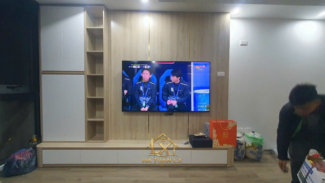 Tủ bếp gia đình mẫu 48 - Nội Thất Hà Tuấn LX