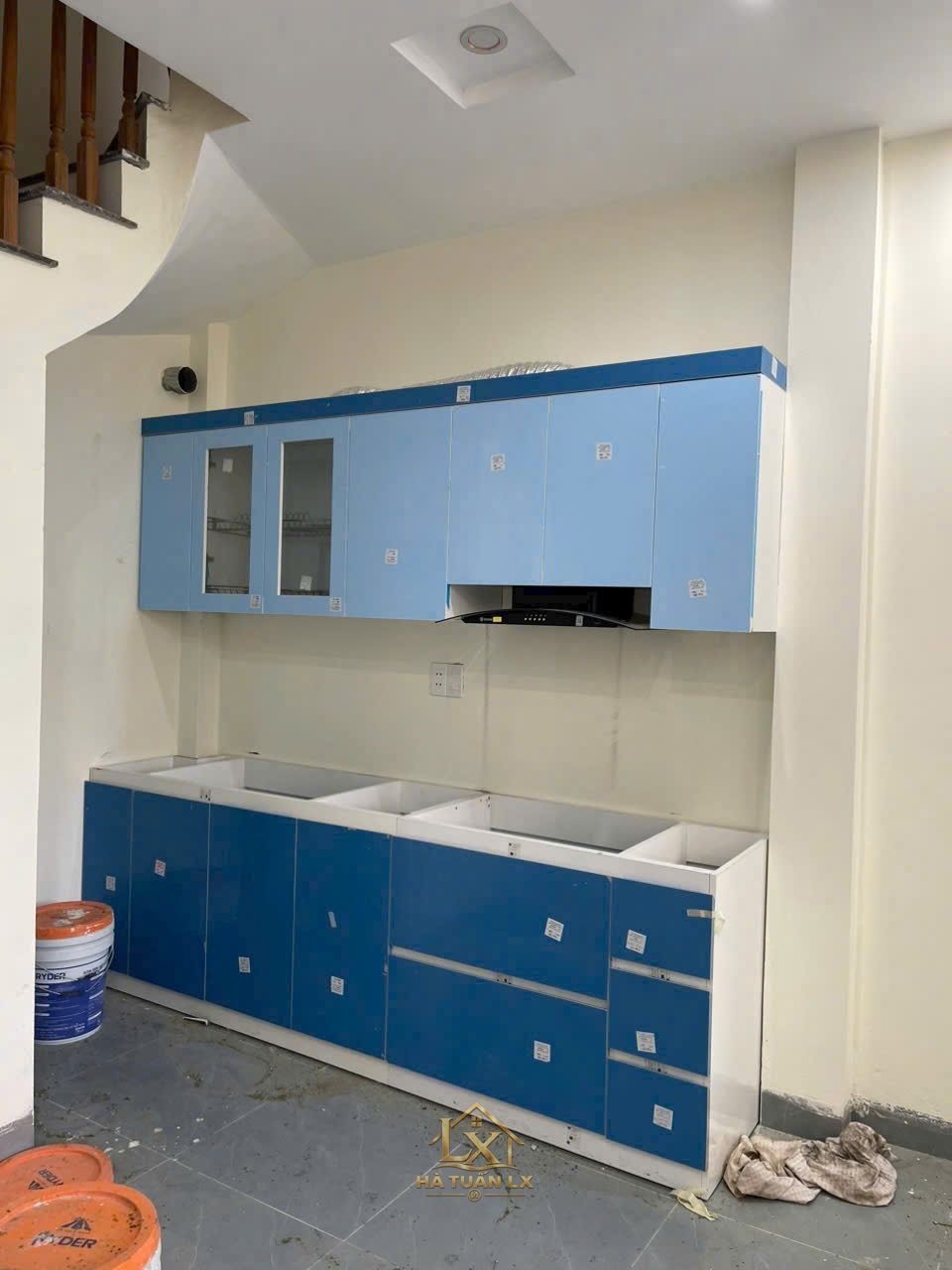 Tủ bếp gia đình mẫu 57 - Nội Thất Hà Tuấn LX