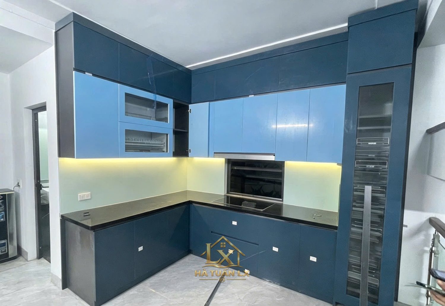 Tủ bếp gia đình - Nội Thất Hà Tuấn LX