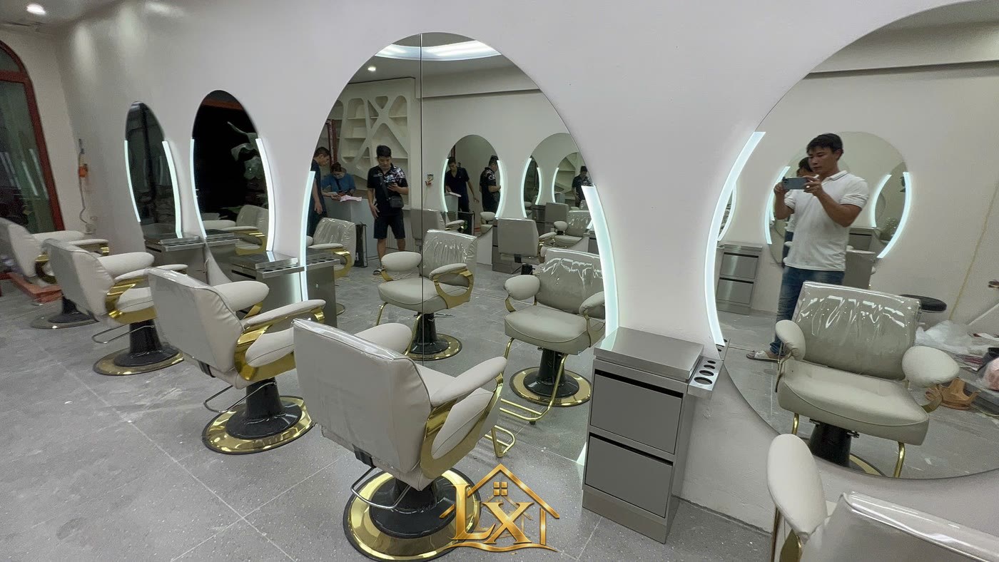 Mẫu tủ cạnh gương bàn kỹ thuật salon do Nội Thất Hà Tuấn LX sản xuất 7 - Nội Thất Hà Tuấn LX