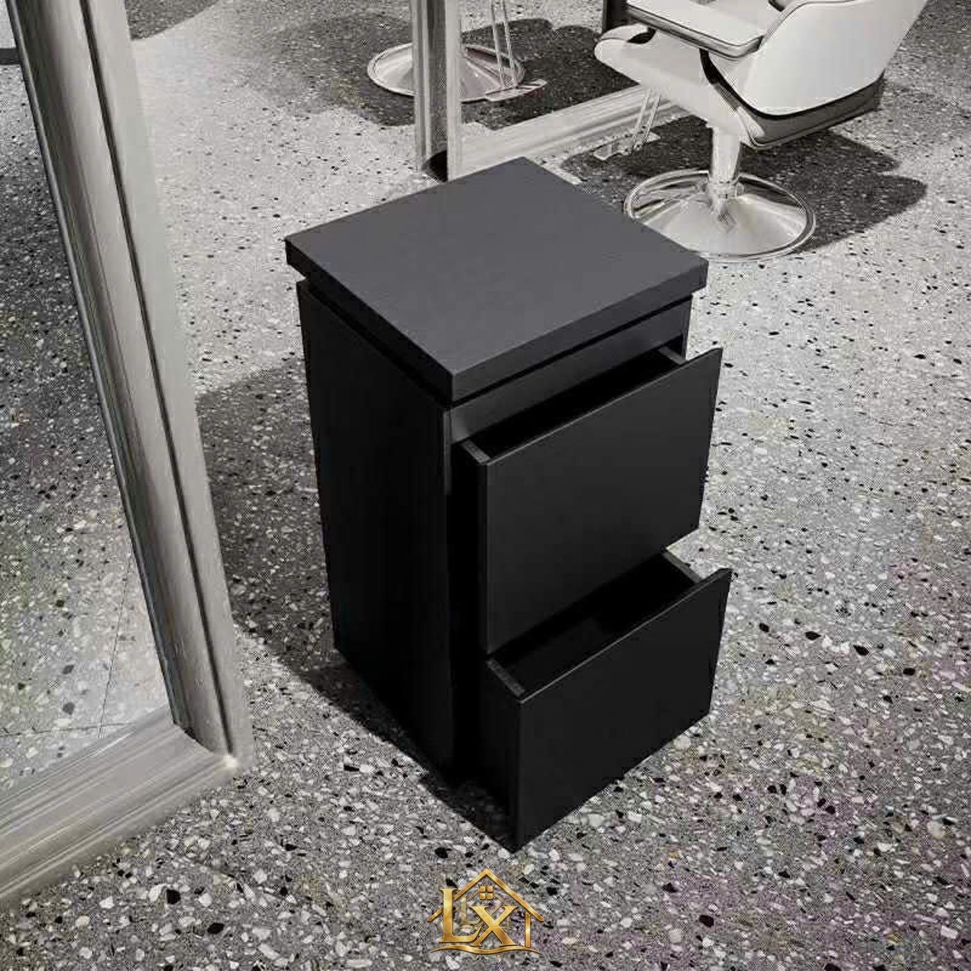 Mẫu tủ cạnh gương bàn kỹ thuật salon do Nội Thất Hà Tuấn LX sản xuất 22 - Nội Thất Hà Tuấn LX