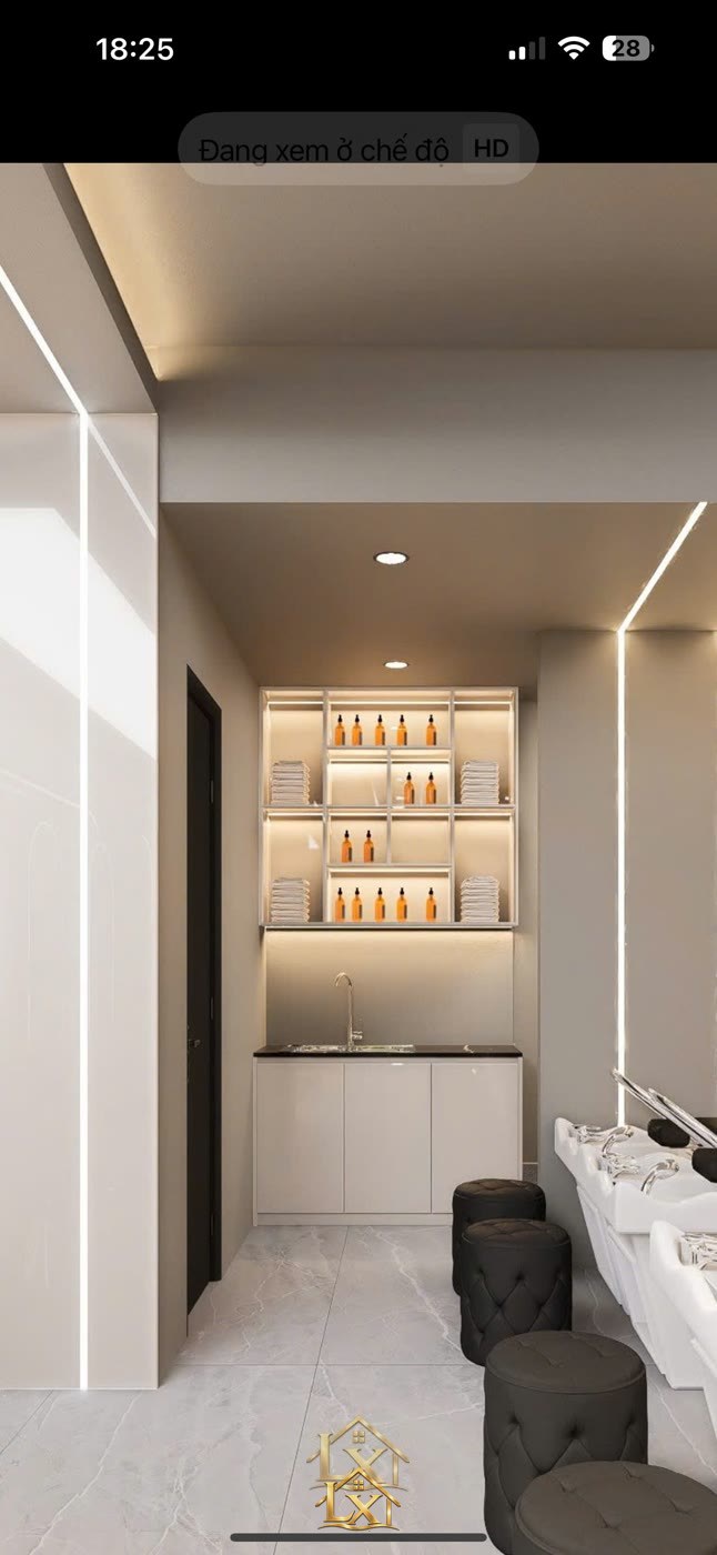 Mẫu tủ pha chế và khu gội salon do Nội Thất Hà Tuấn LX thi công 19 - Nội Thất Hà Tuấn LX