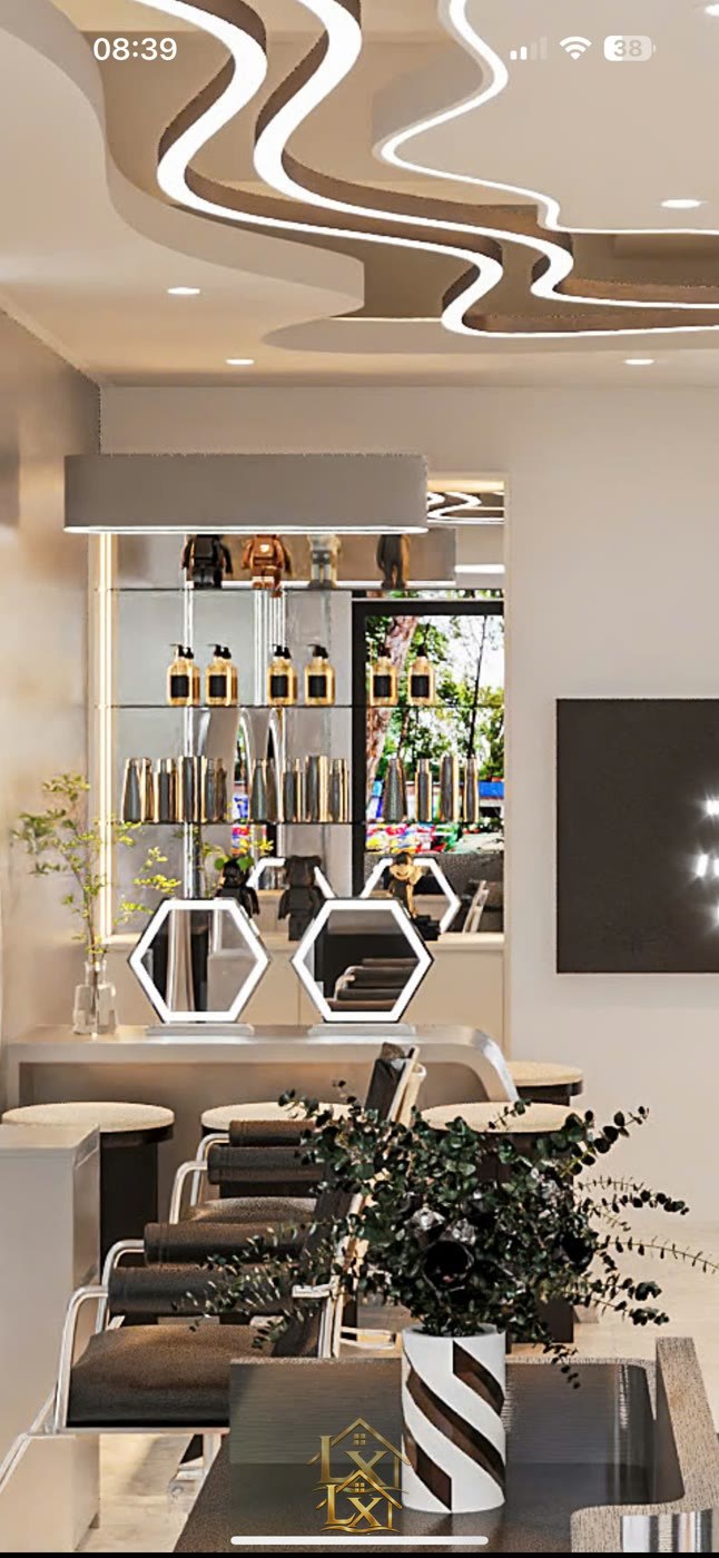 Mẫu tủ trưng bày sản phẩm mỹ phẩm salon do Nội Thất Hà Tuấn LX thi công 26 - Nội Thất Hà Tuấn LX