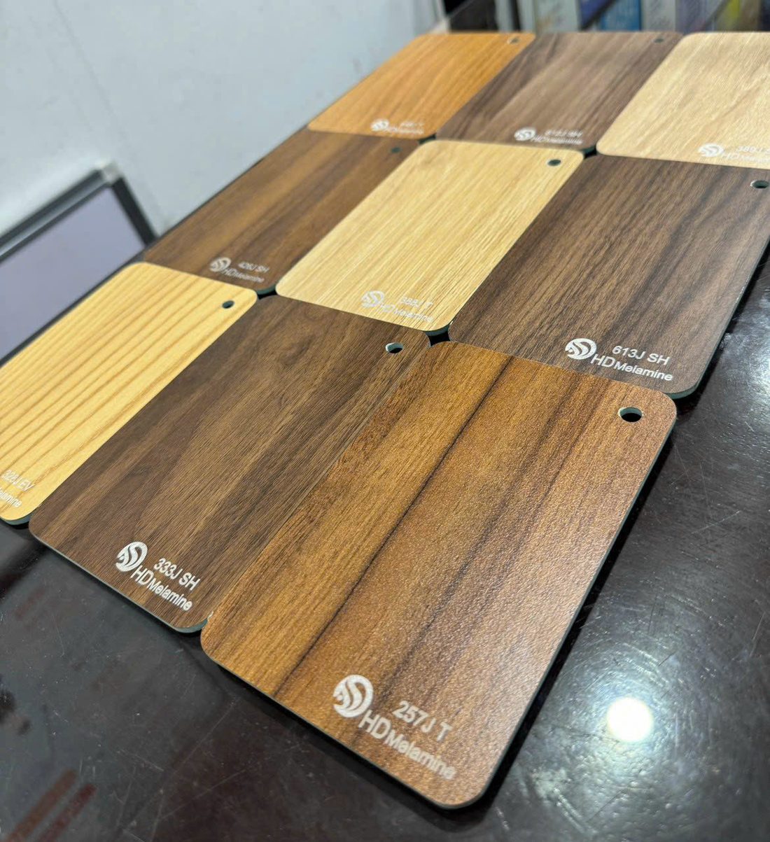 Mẫu ván melamin số 79 — bảng màu Nội Thất Hà Tuấn LX