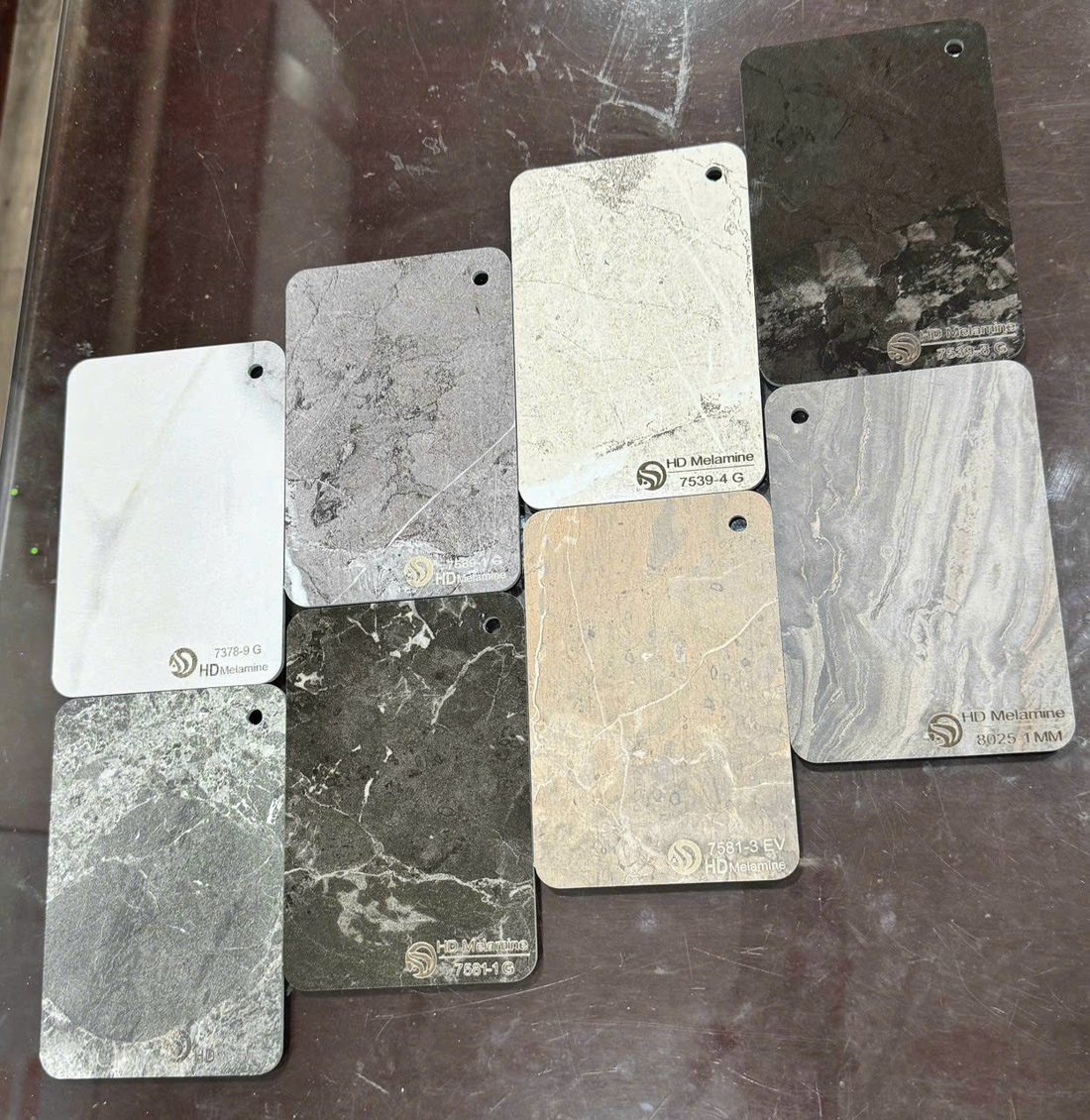 Mẫu ván melamin số 80 — bảng màu Nội Thất Hà Tuấn LX