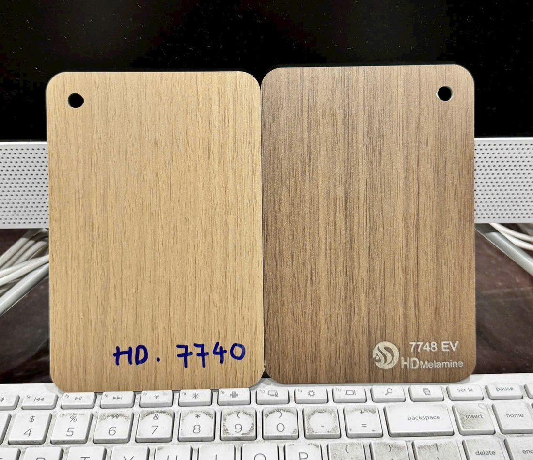 Mẫu ván melamin số 101 — bảng màu Nội Thất Hà Tuấn LX