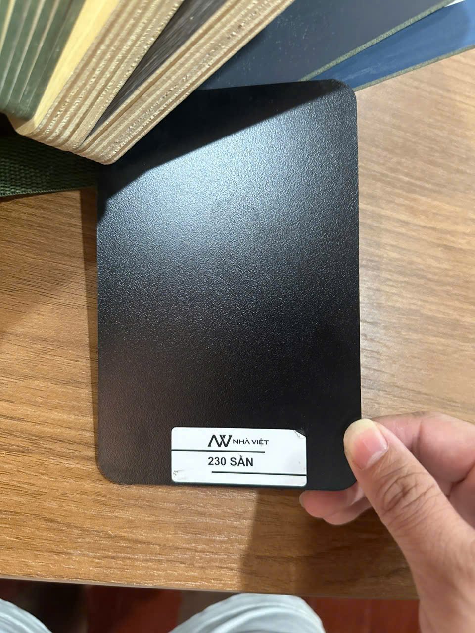 Mẫu ván melamin số 117 — bảng màu Nội Thất Hà Tuấn LX